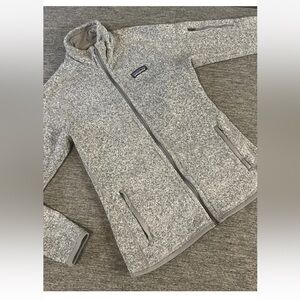 Patagonia Better Sweater Women’s Sz XS Gray Fleece Jacket Full Zip Mockneck